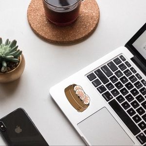 [$5 on Depop @cndiy] Dim sum Vinyl Sticker